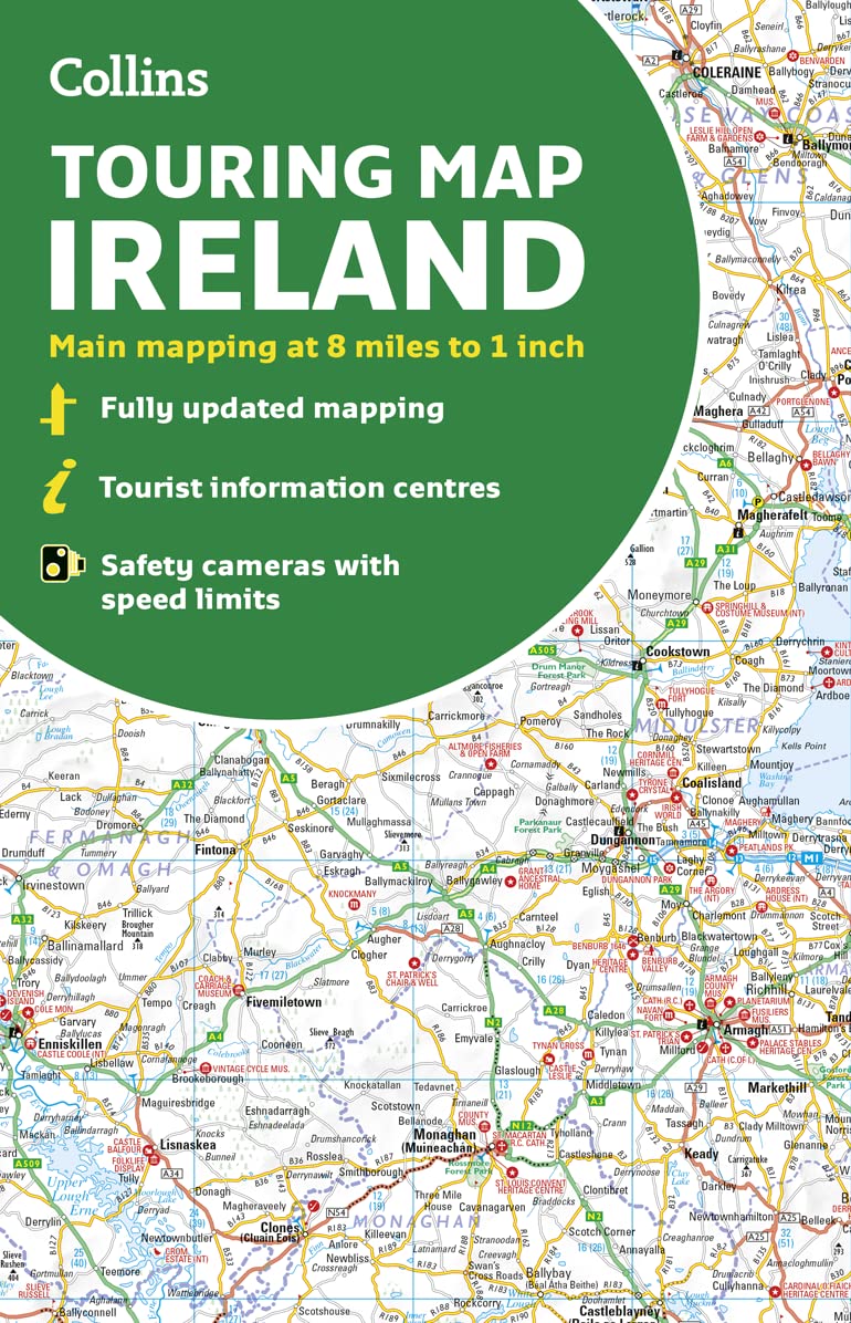 Wegenkaart – landkaart Ireland | Collins
