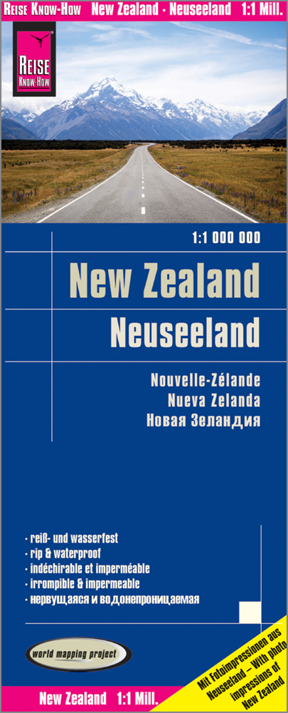 Wegenkaart - landkaart Nieuw Zeeland - New Zealand | Reise Know-How Ve