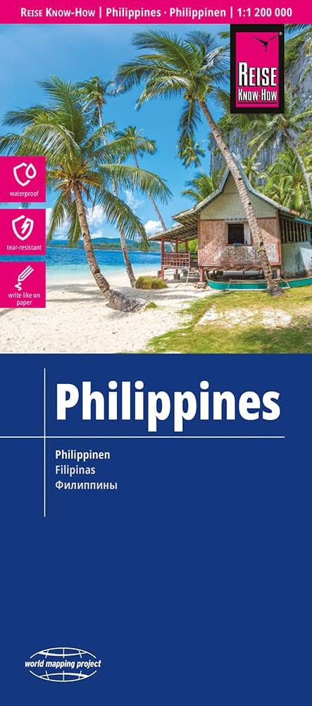 Online bestellen: Wegenkaart - landkaart Philippines - Filipijnen | Reise Know-How Verlag