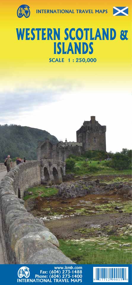 Wegenkaart - landkaart Western Scotland & Islands - Schotland West & E