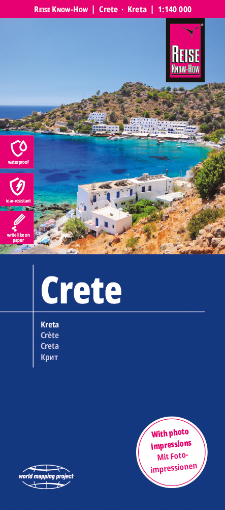 Online bestellen: Wegenkaart - landkaart Kreta | Reise Know-How Verlag