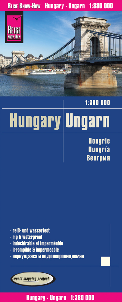 Online bestellen: Wegenkaart - landkaart Hongarije - Ungarn | Reise Know-How Verlag