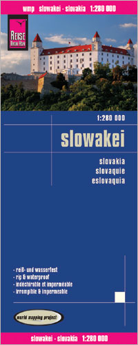 Online bestellen: Wegenkaart - landkaart Slowakei - Slowakije | Reise Know-How Verlag
