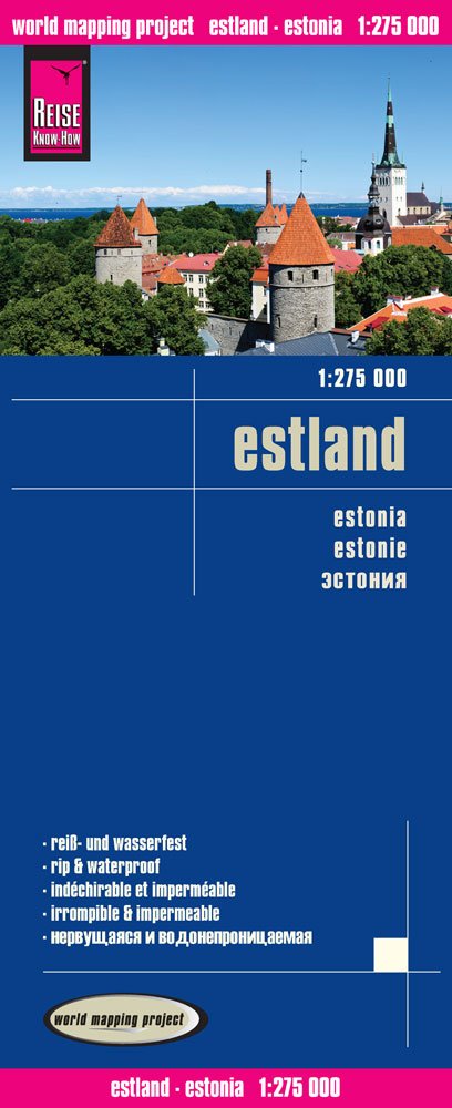 Online bestellen: Wegenkaart - landkaart Estland | Reise Know-How Verlag