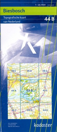 Topografische kaart 44B Biesbosch | 