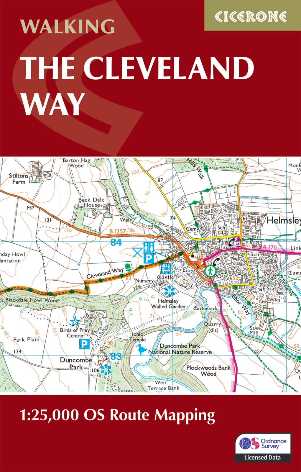 Wandelkaart Cleveland Way Map Bookl…