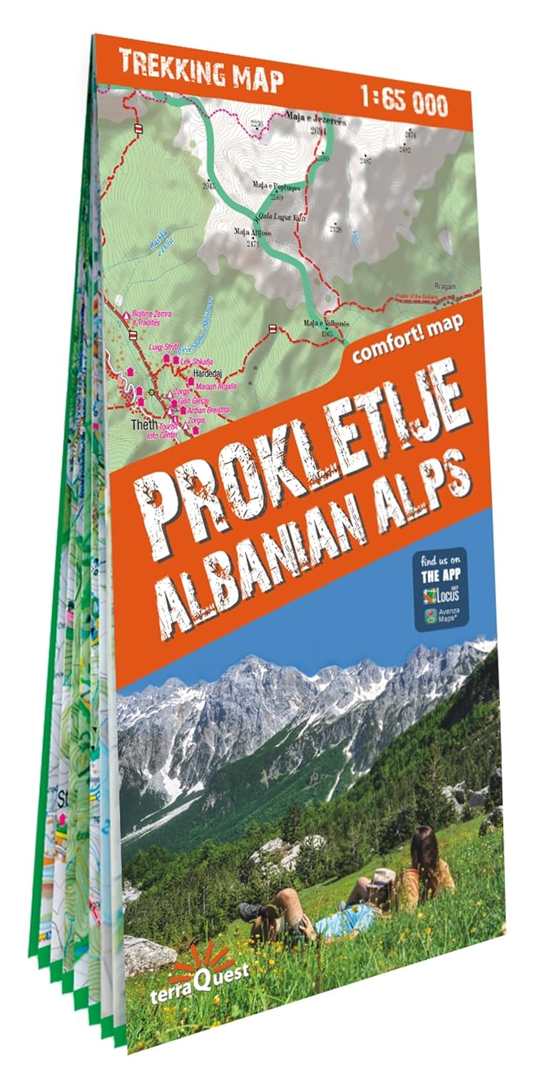 Wandelkaart Trekking map Prokletije…