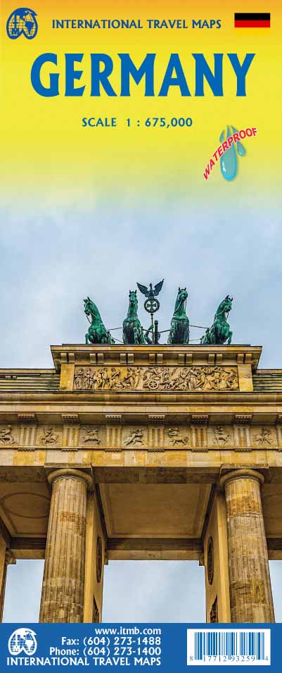 Wegenkaart - landkaart Germany - Du…
