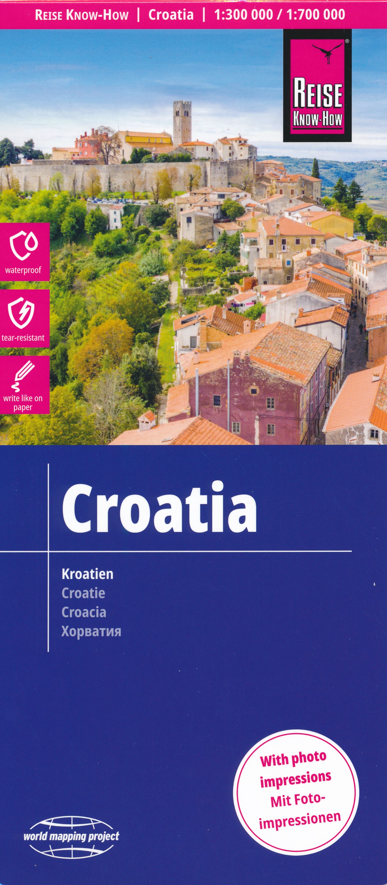Online bestellen: Wegenkaart - landkaart Kroatien - Kroatië | Reise Know-How Verlag