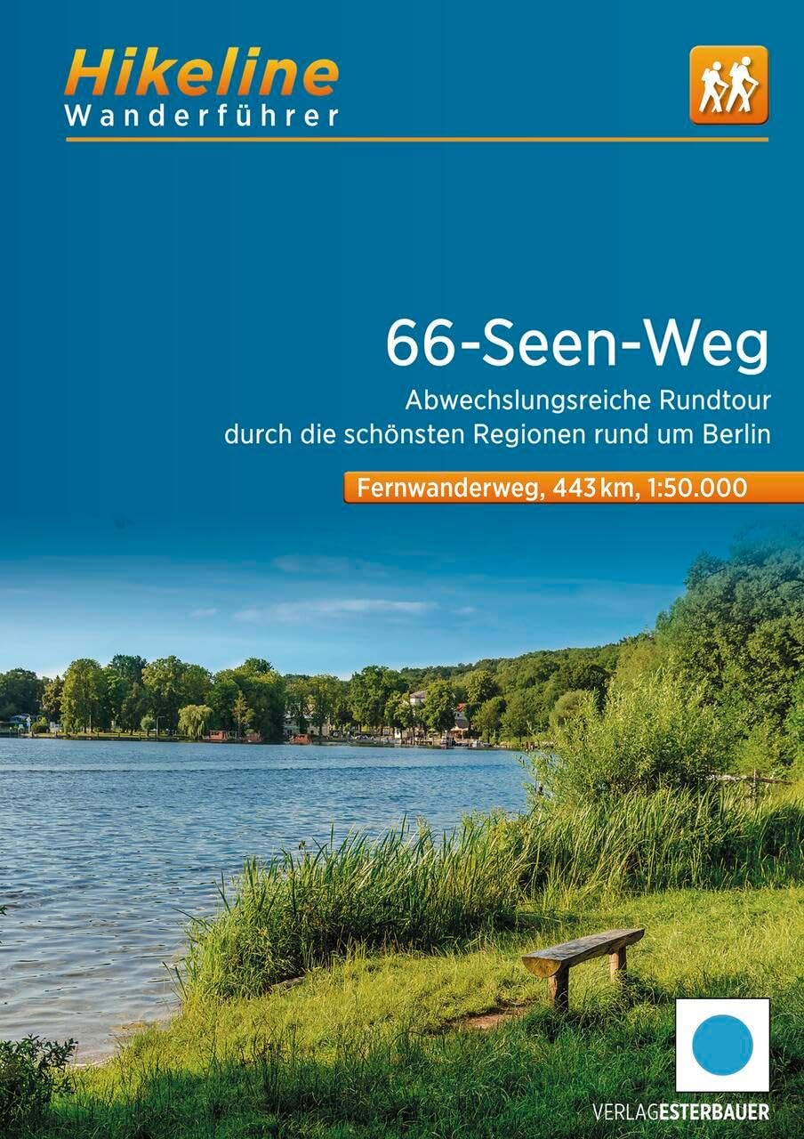 Wandelgids Hikeline 66 – Seen – die schönsten Regionen rund um Berlin | Esterbauer
