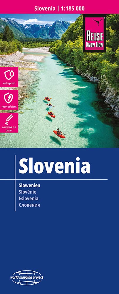 Online bestellen: Wegenkaart - landkaart Slovenië - Slovenie | Reise Know-How Verlag