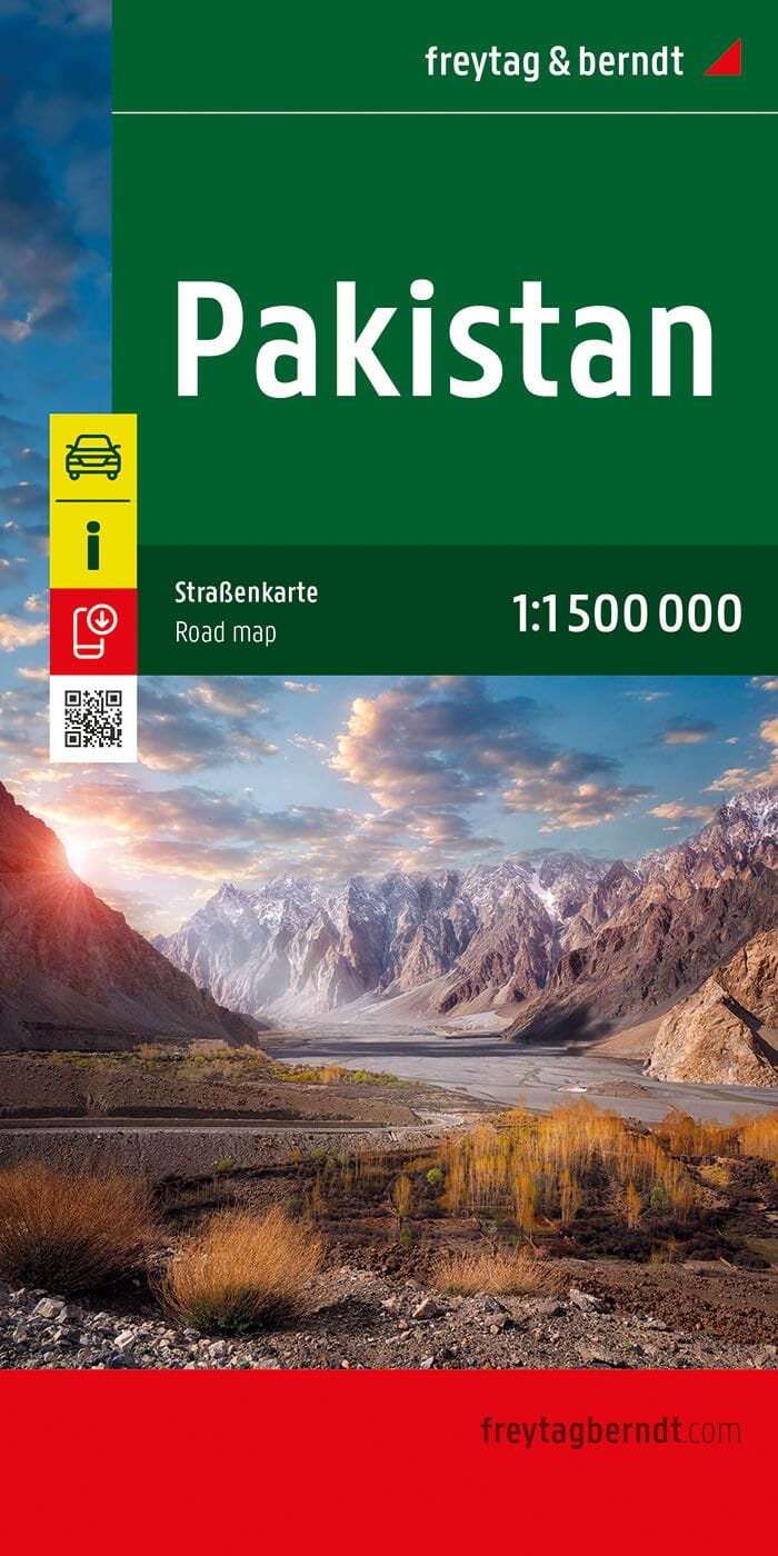 Wegenkaart - landkaart Pakistan | F…