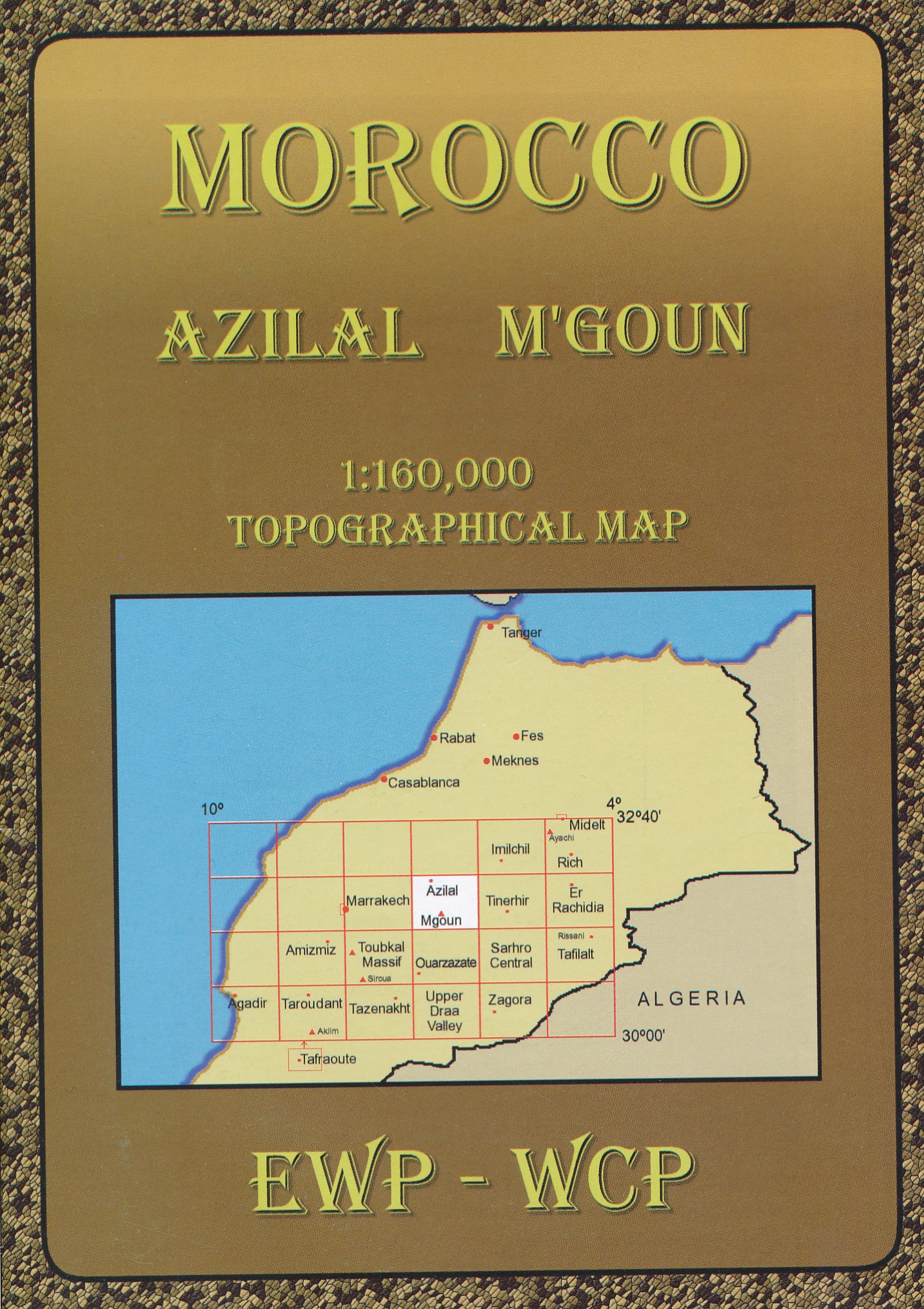 Online bestellen: Wandelkaart HD Azilal M'Goun (Marokko) | EWP