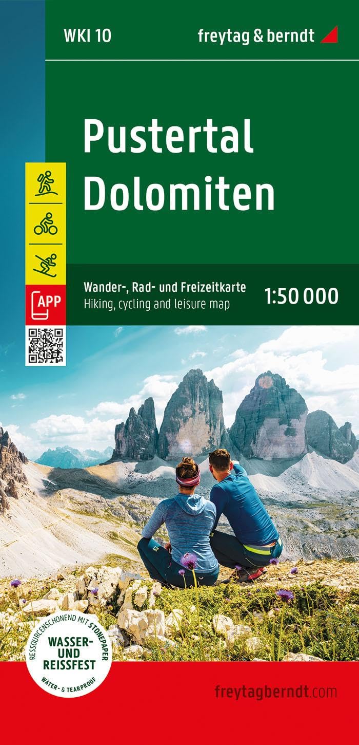 Fietskaart - Wandelkaart 10 Pustert…