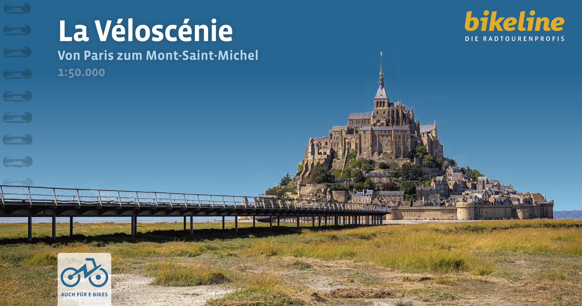Fietsgids Bikeline La Véloscénie Von Paris zum Mont-Saint-Michel | Est