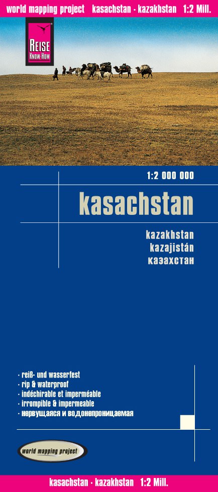 Online bestellen: Wegenkaart - landkaart Kazachstan - Kasachstan | Reise Know-How Verlag