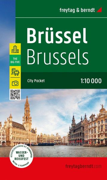 Stadsplattegrond City Pocket Brussel CP | Freytag & Berndt