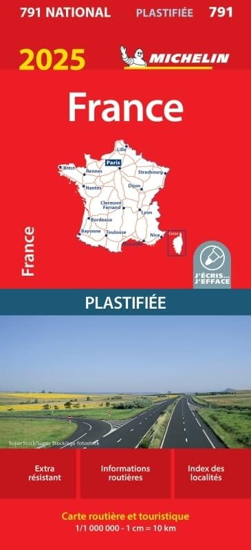 Wegenkaart - landkaart 791 France -…