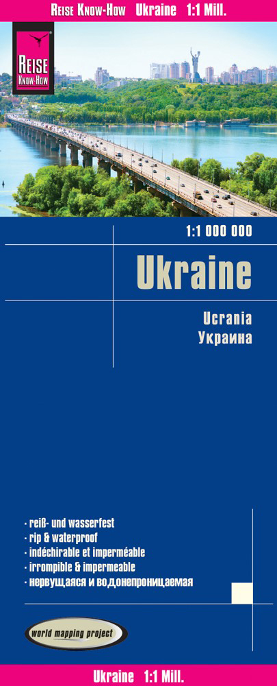 Wegenkaart – landkaart Ukraine – Oekraïne | Reise Know-How Verlag