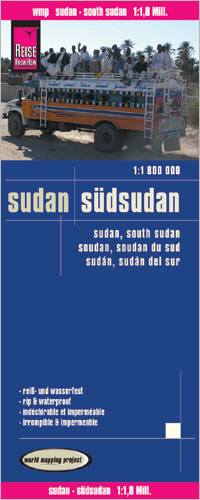 Online bestellen: Wegenkaart - landkaart Sudan - Südsudan | Reise Know-How Verlag