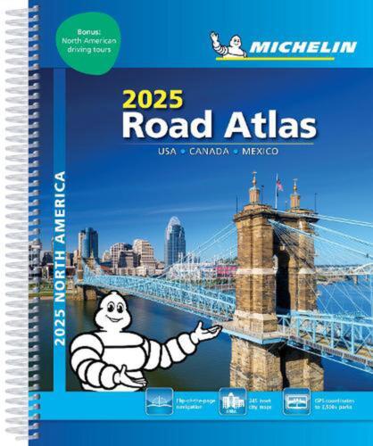 Wegenatlas USA – Canada-Mexico roadatlas 2026 | Ringband | A4-Formaat | Michelin