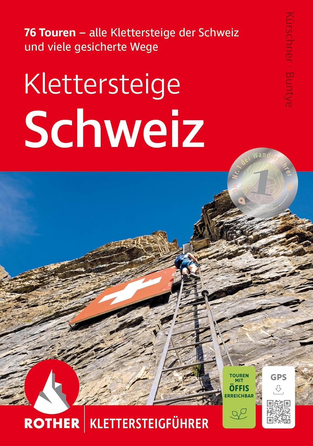 Klimgids - Klettersteiggids Klettersteige Schweiz - viele gesicherte W