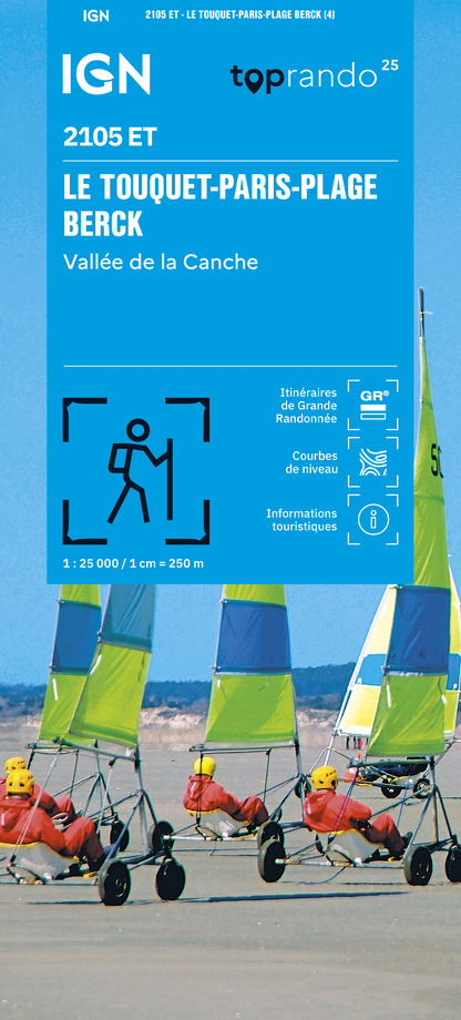 Wandelkaart 2105ET Le Touquet-Paris-Plage / Berck / Vallée de la Canch
