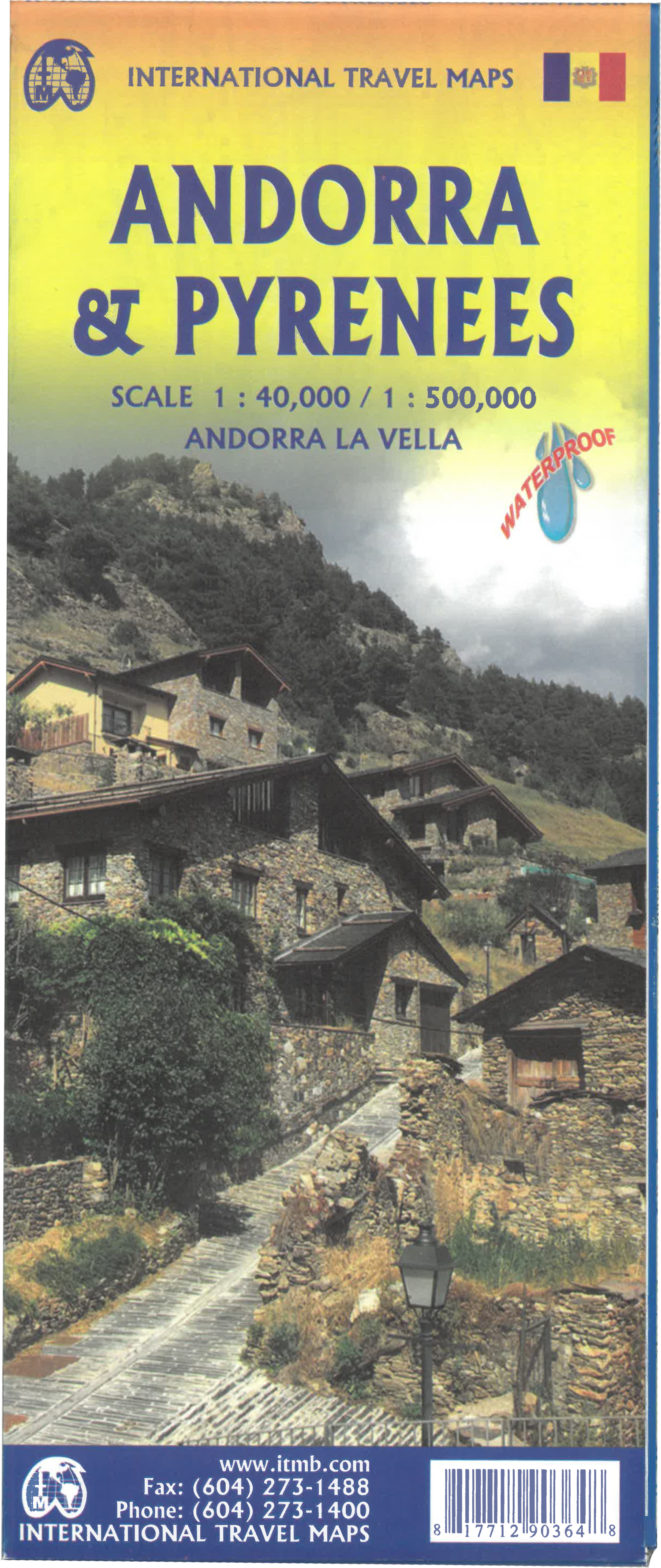 Wegenkaart - landkaart Andorra / Py…