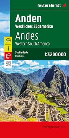 Wegenkaart – landkaart Andes West Zuid Amerika | Freytag & Berndt