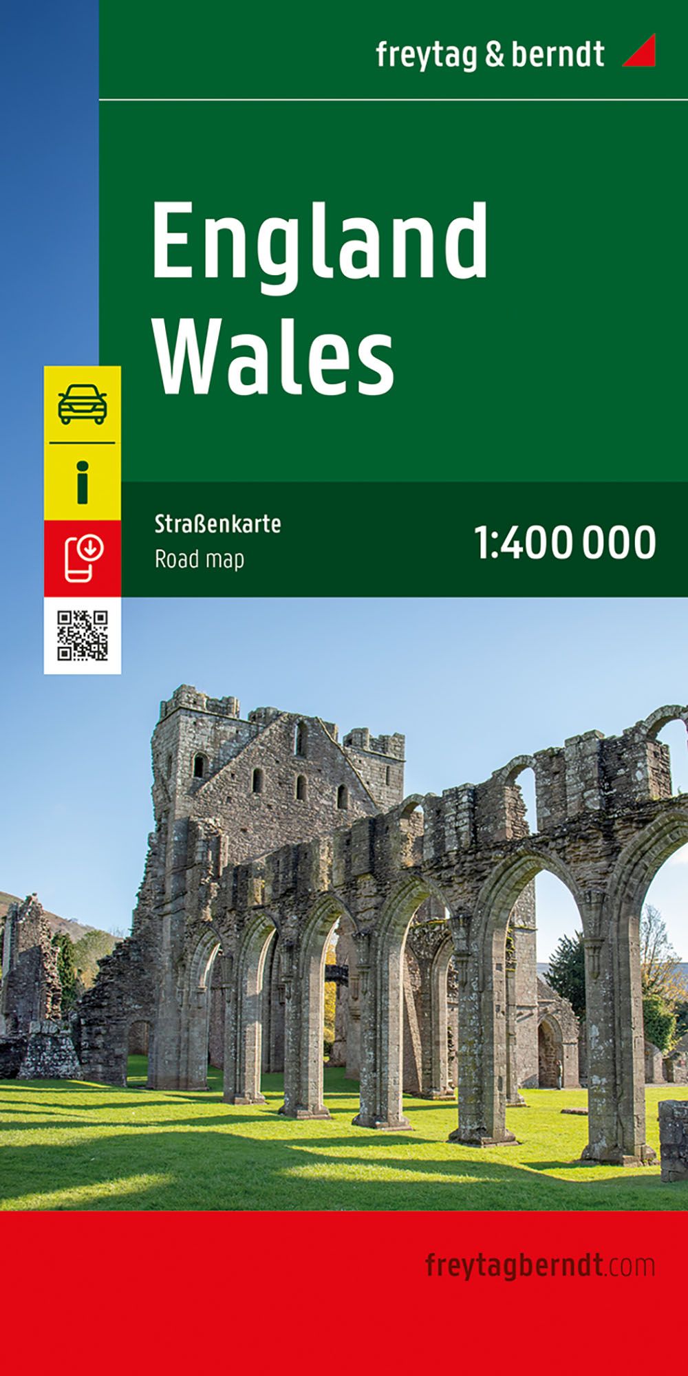 Wegenkaart - landkaart Engeland - Wales | Freytag & Berndt