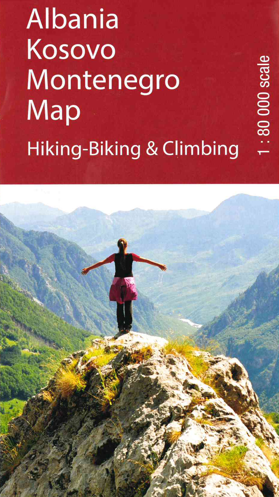 Wandelkaart - Fietskaart Albanië -…
