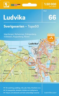 Wandelkaart – Topografische kaart 66 Sverigeserien Ludvika | Norstedts