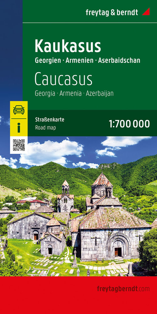 Wegenkaart – landkaart Kaukasus – Armenië – Georgië – Azerbeidzjan | Freytag & Berndt