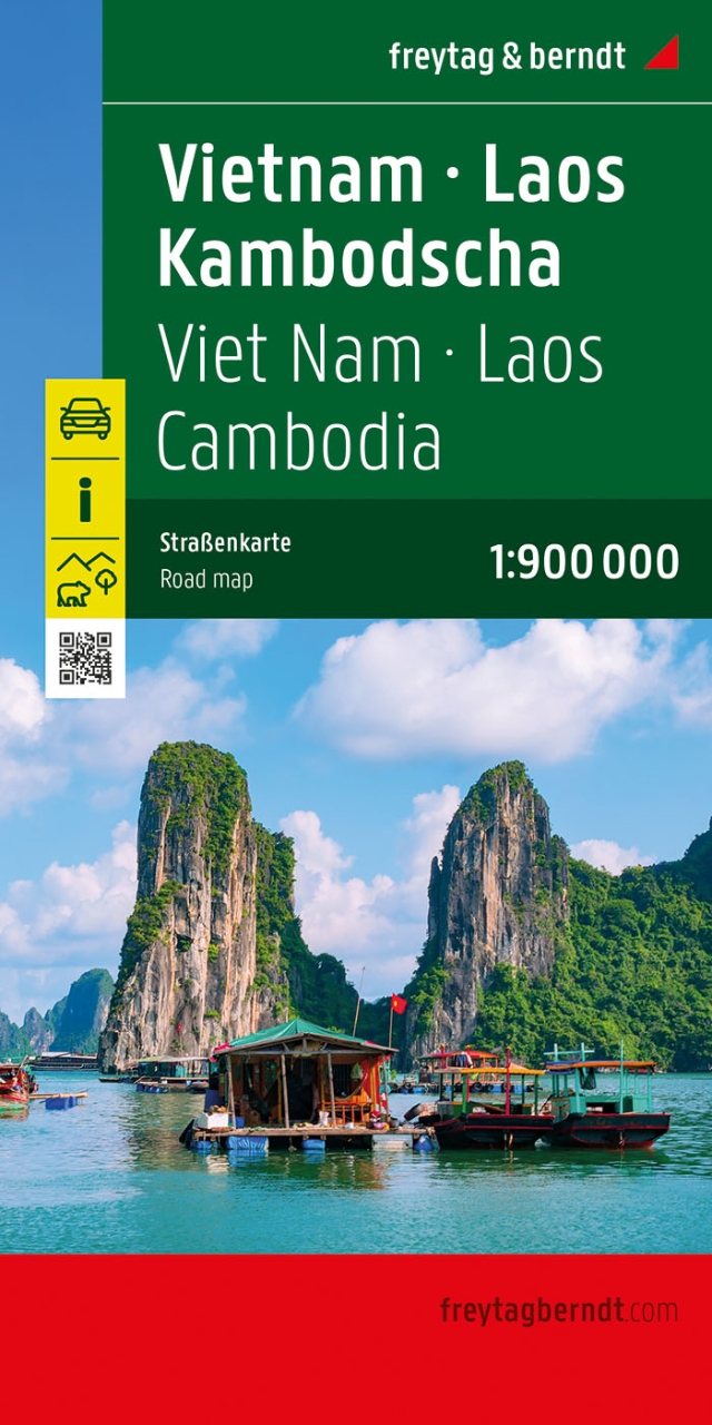Wegenkaart – landkaart Vietnam – Laos & Cambodia | Freytag & Berndt