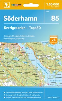 Wandelkaart – Topografische kaart 85 Sverigeserien Söderhamn | Norstedts