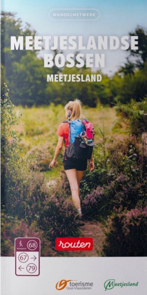 Wandelkaart Wandelnetwerk BE Meetjeslandse bossen | Tourisme Vlaandere