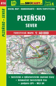 Online bestellen: Wandelkaart 414 Plzensko sever - Plzensko / Pilsen | Shocart