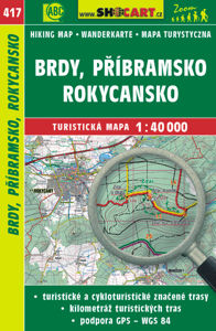 Online bestellen: Wandelkaart 417 Brdy, Pribram, Rokycansko | Shocart