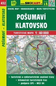 Online bestellen: Wandelkaart 432 Pošumaví, Klatovsko | Shocart