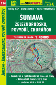 Online bestellen: Wandelkaart 434 Böhmerwald Sumava - Šumava Železnorudsko Povydří Churáňov | Shocart