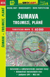 Online bestellen: Wandelkaart 435 Šumava, Trojmezí, Plane - Böhmerwald (Nationalpark Sumava), Gottmannsgrün | Shocart