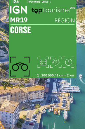 Wegenkaart - landkaart 19 Corsica mini region | IGN - Institut Géograp