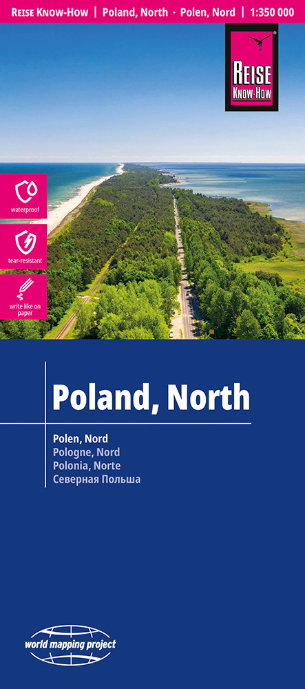 Wegenkaart - landkaart Polen Noord | Reise Know How
