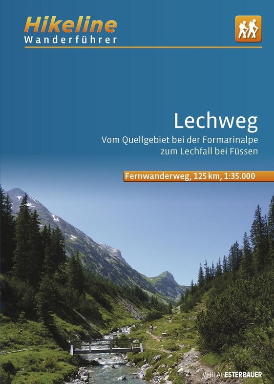 Wandelgids Hikeline Lechweg | Esterbauer