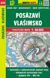 Online bestellen: Wandelkaart 443 Posázaví, Vlašimsko | Shocart