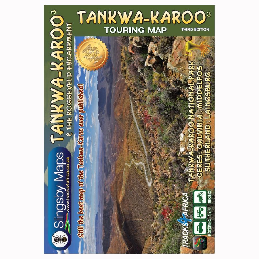 Wegenkaart – landkaart Tankwa-Karoo & Roggeveld Escarpment | Slingsby Maps