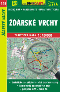 Online bestellen: Wandelkaart 449 Ž?árské vrchy | Shocart