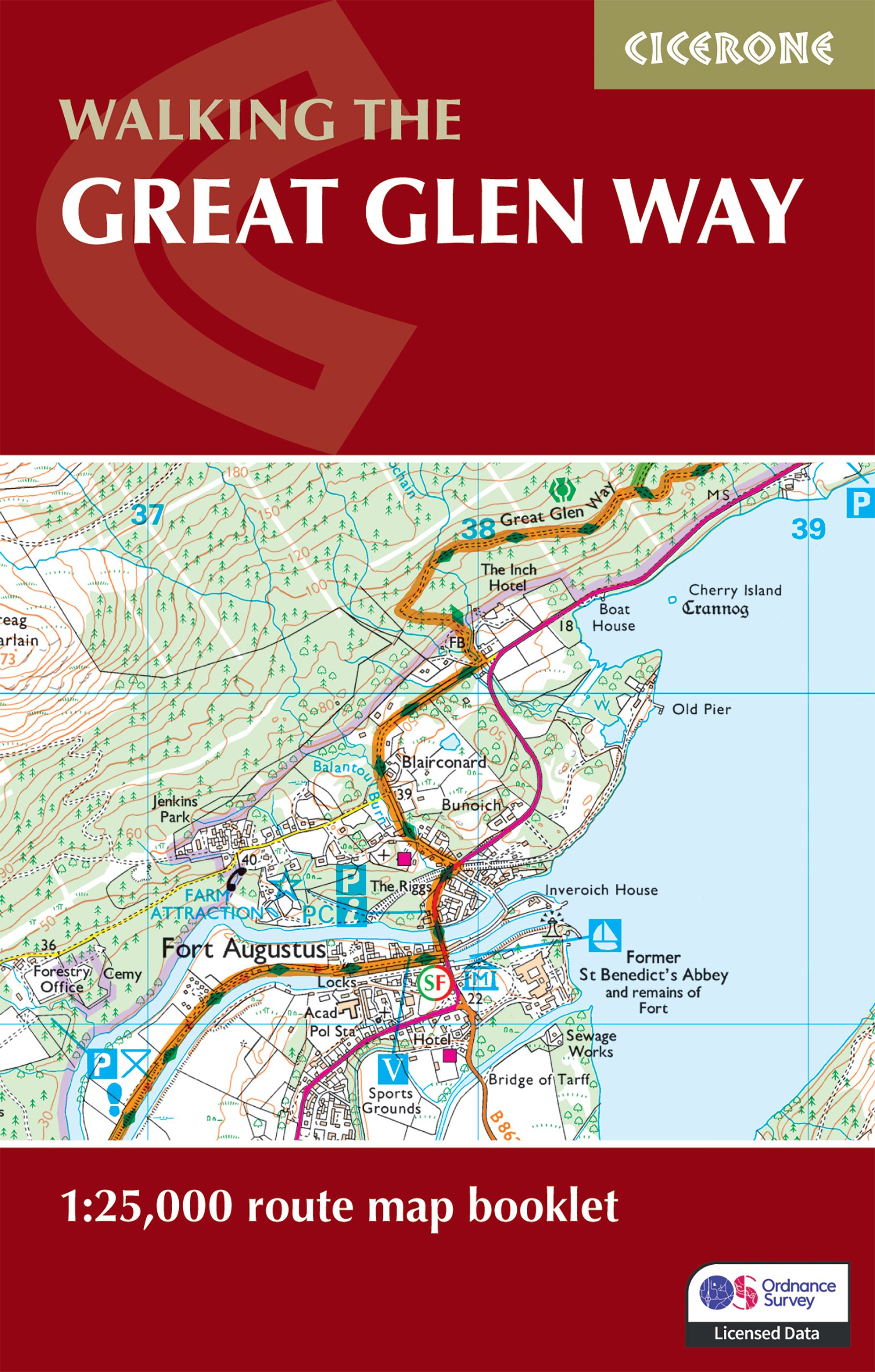 Wandelatlas The Great Glen Way: Route Map Booklet | Cicerone