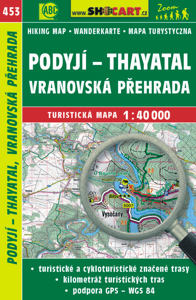 Online bestellen: Wandelkaart 453 Podyjí - Thayatal, Vranovská p?ehrada | Shocart