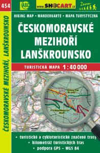 Online bestellen: Wandelkaart 454 Českomoravské Mezihoří, Lanškrounsko | Shocart